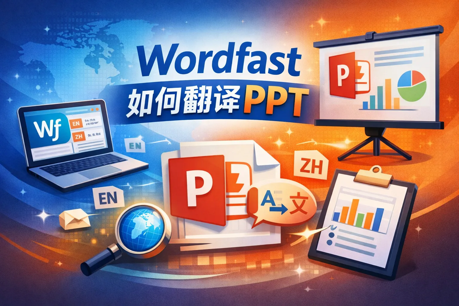 wordfast 如何翻译ppt