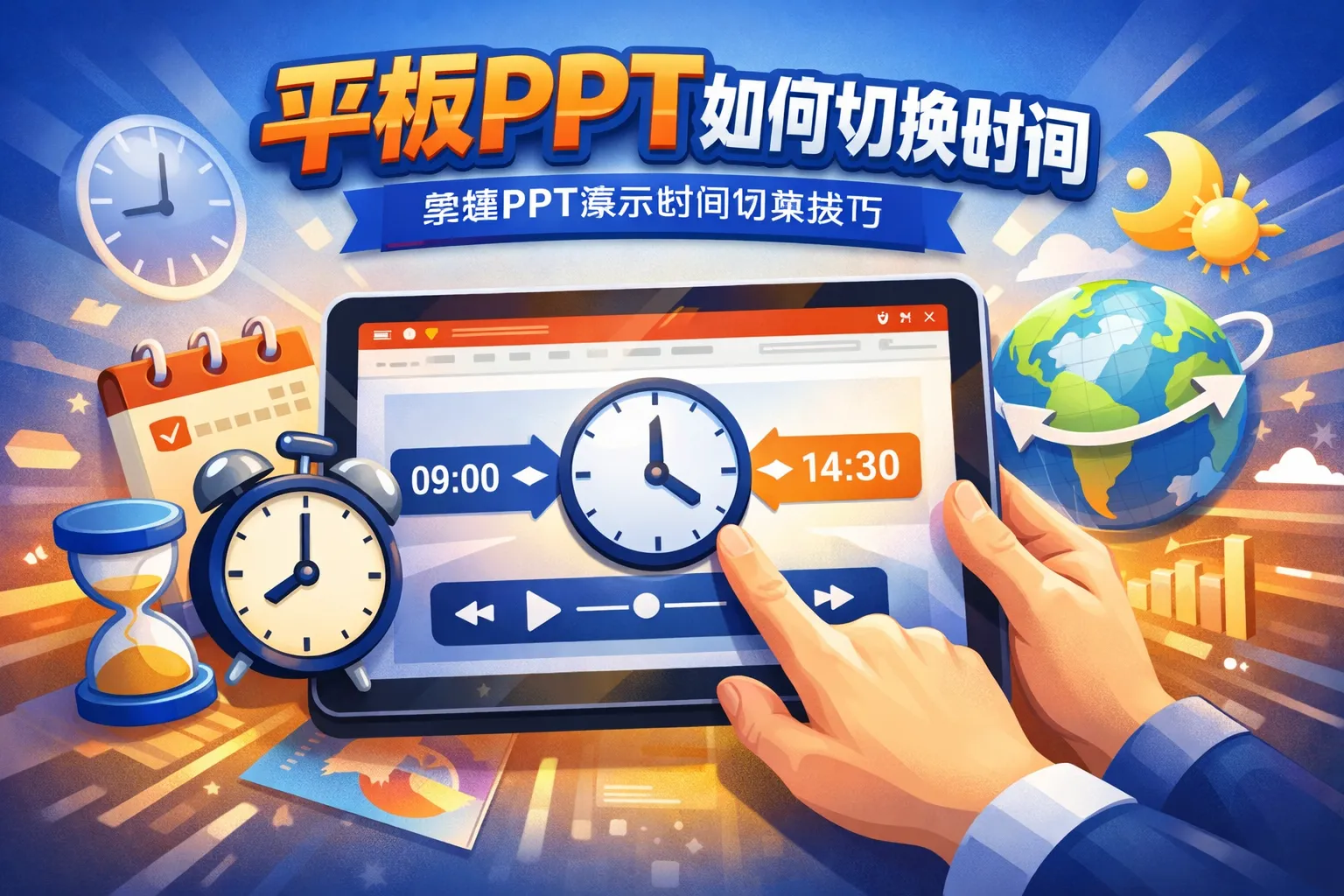 平板ppt如何切换时间