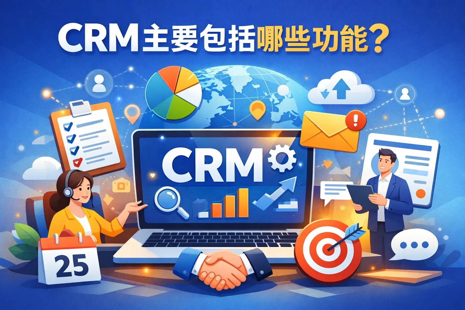 crm主要包括哪些功能