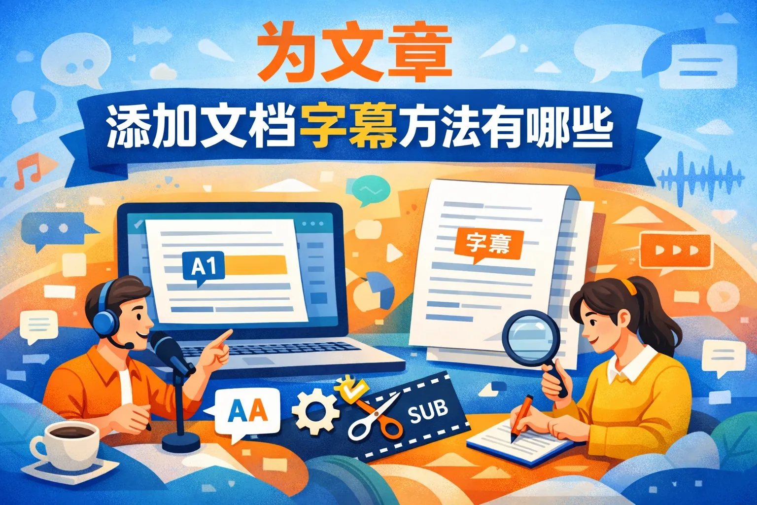 添加文档字幕方法有哪些