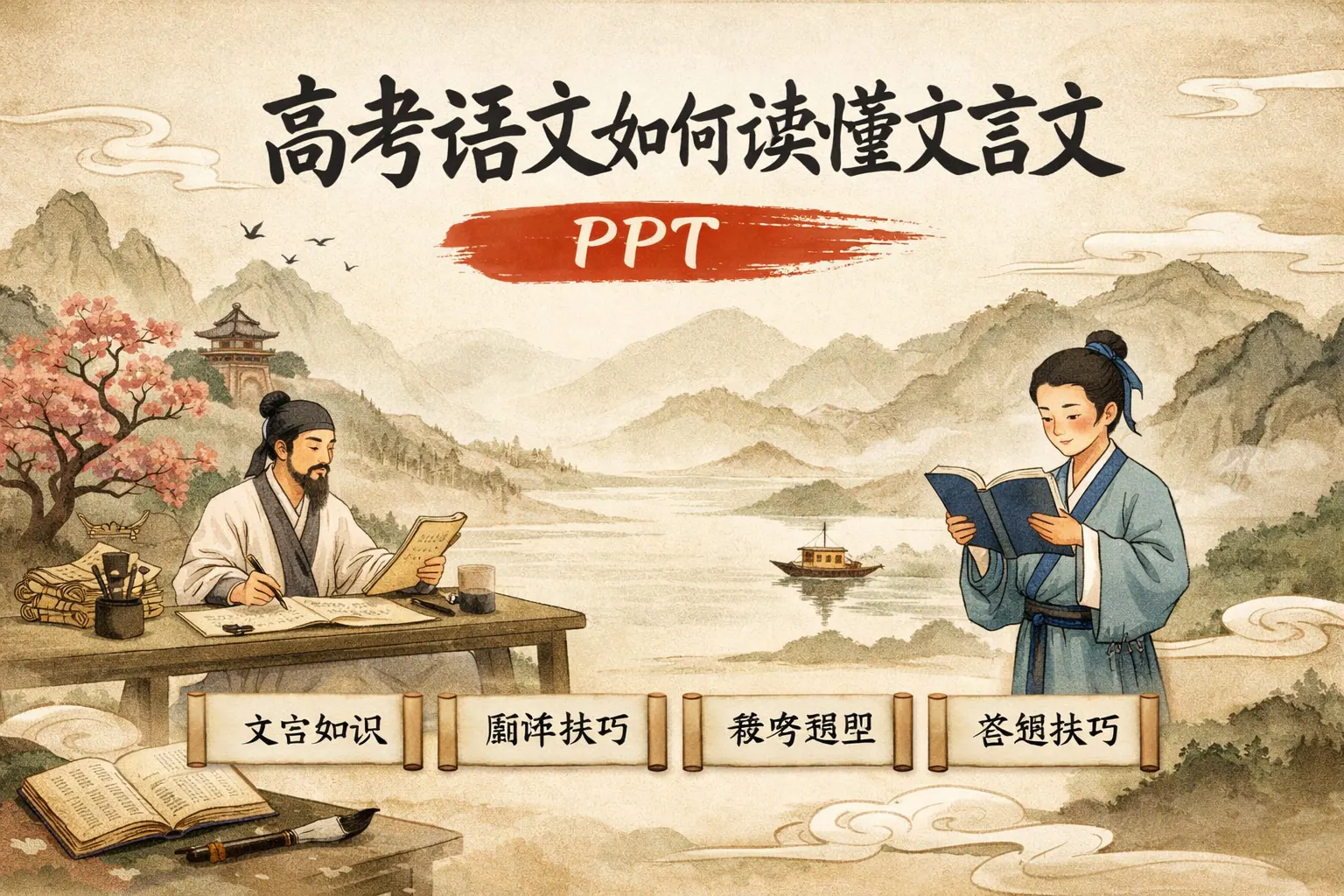 高考语文如何读懂文言文ppt