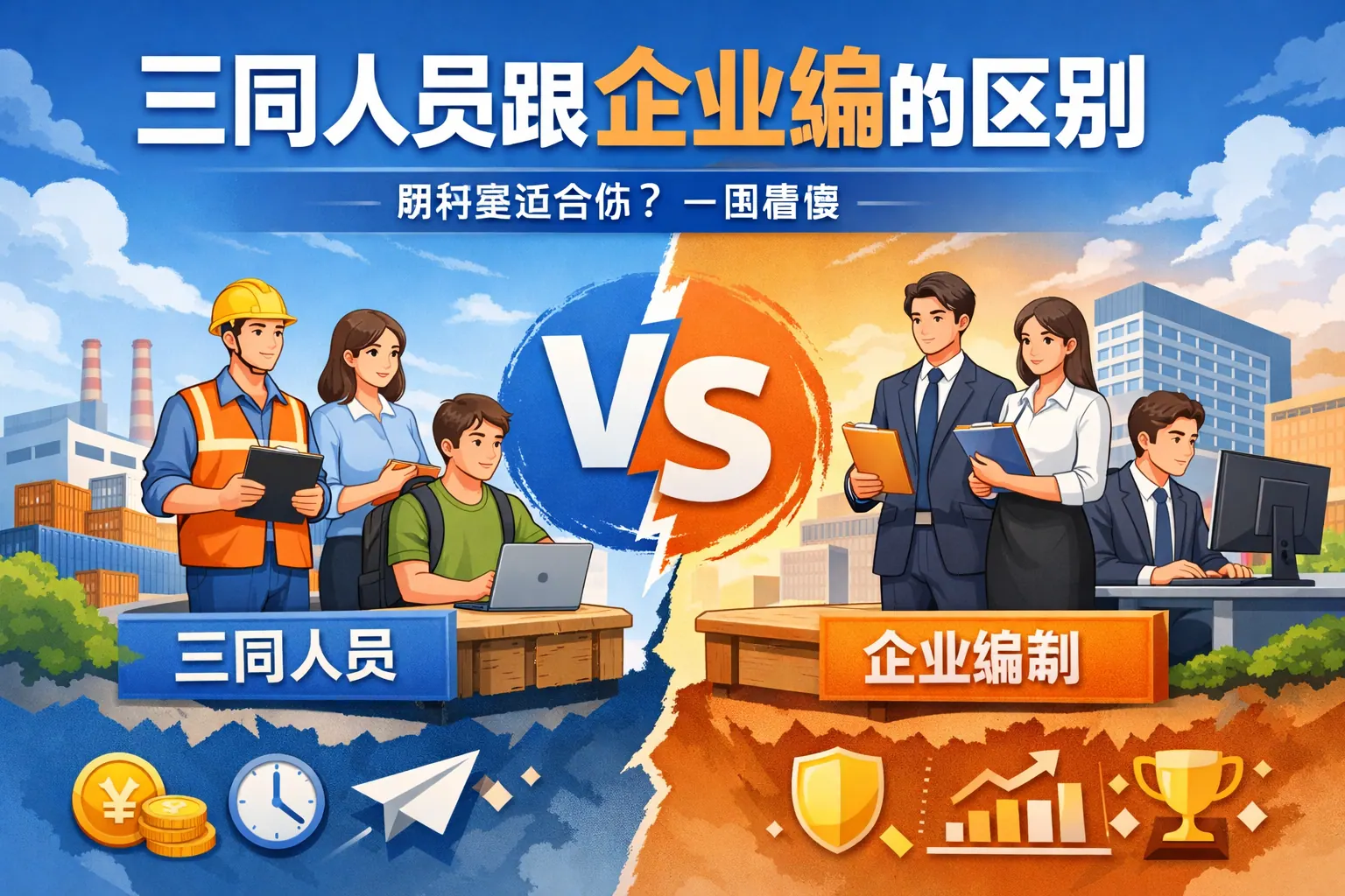 三同人员跟企业编的区别