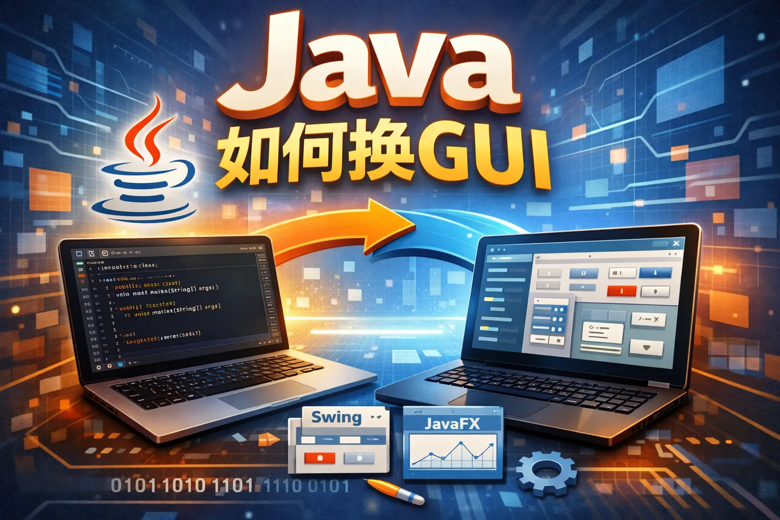 java如何换gui