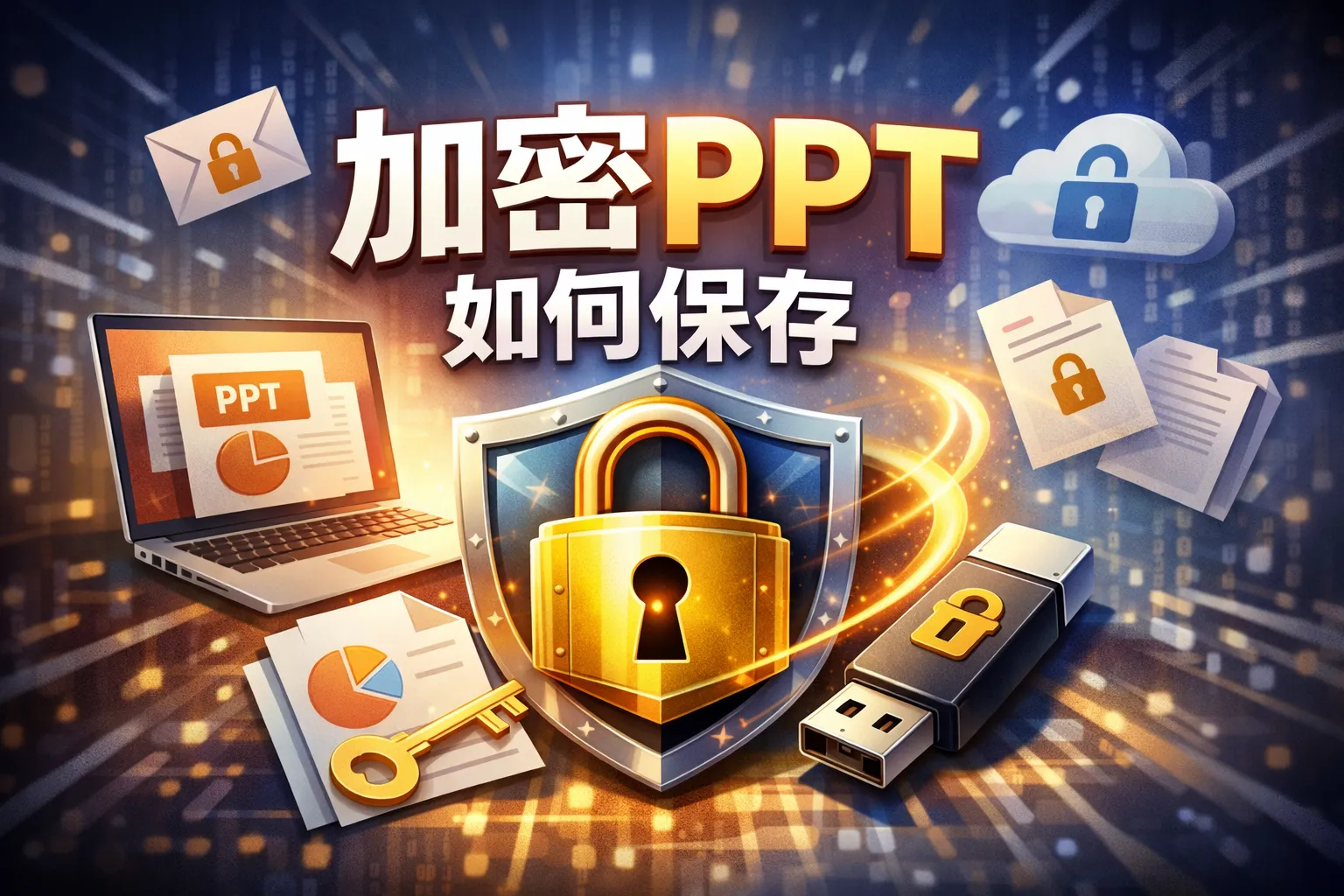 加密ppt如何保存