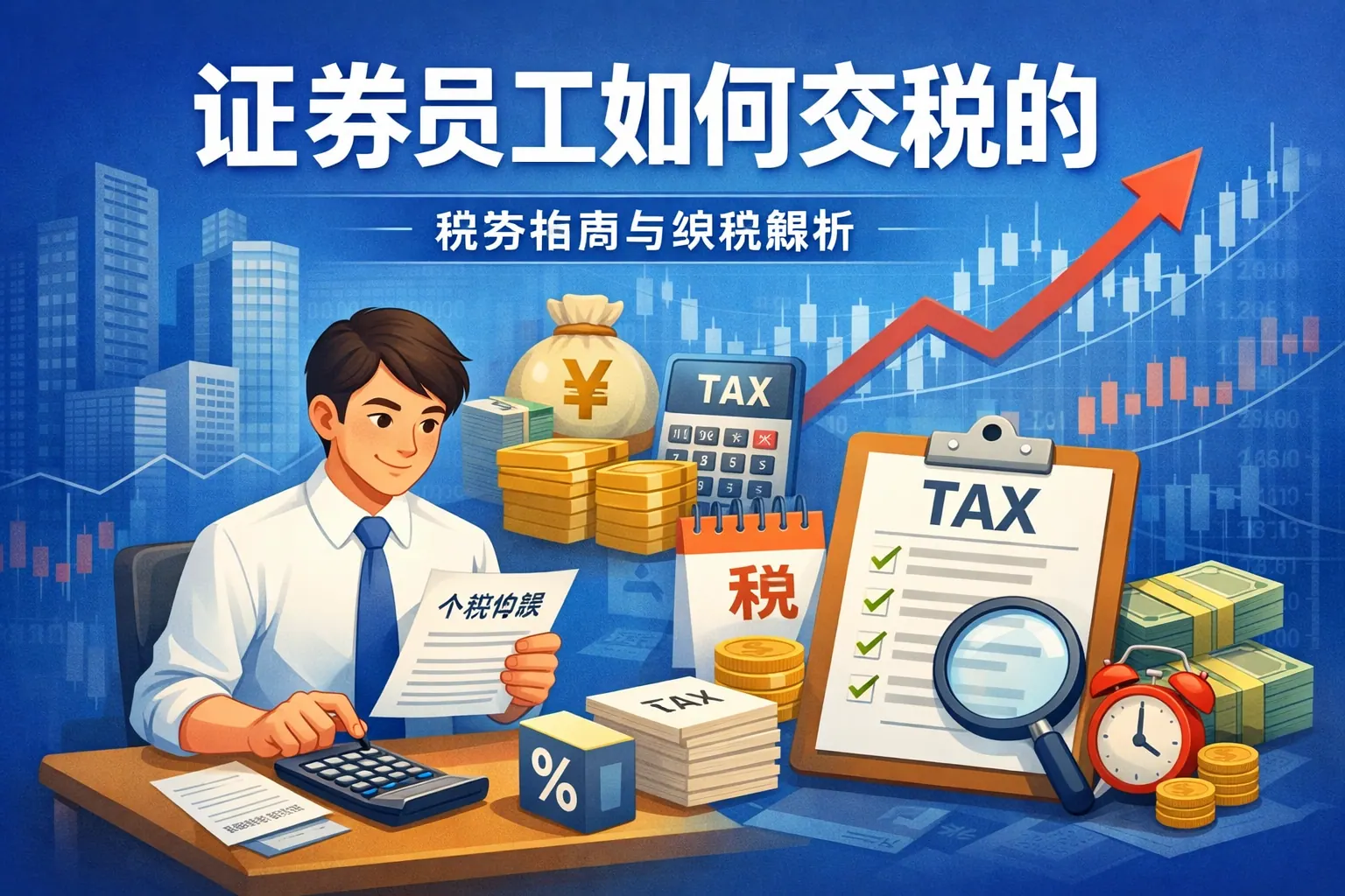 证券员工如何交税的