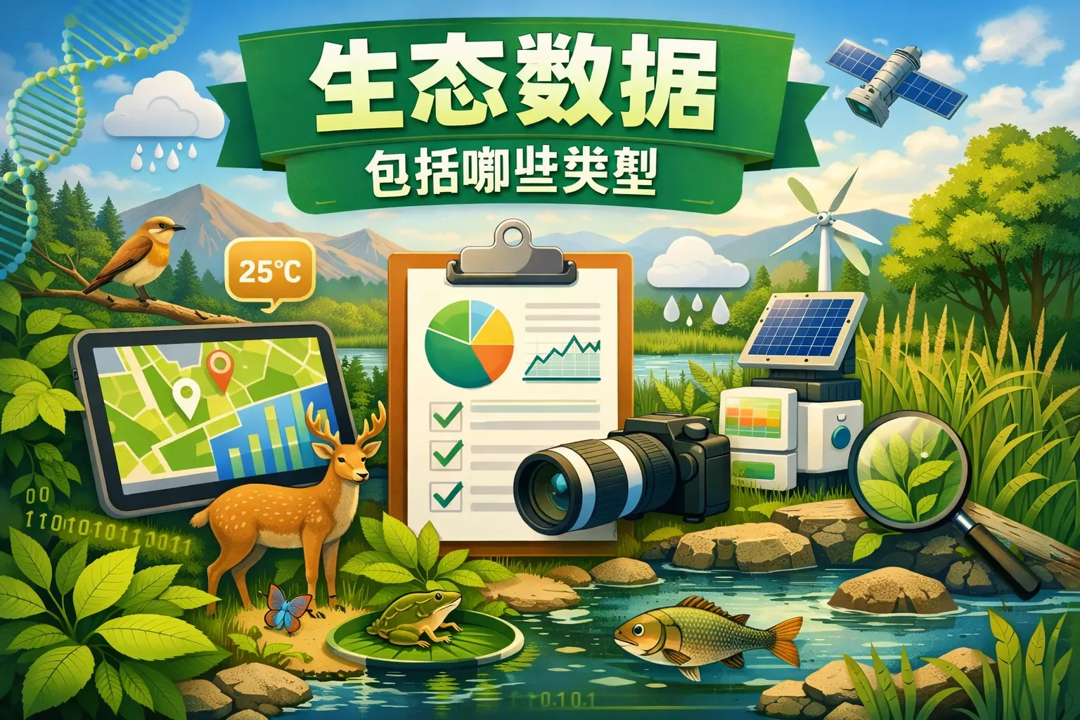 生态数据包括哪些类型