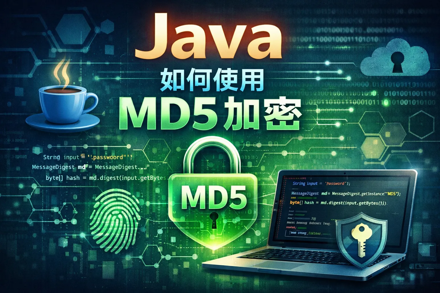 java如何使用md5加密