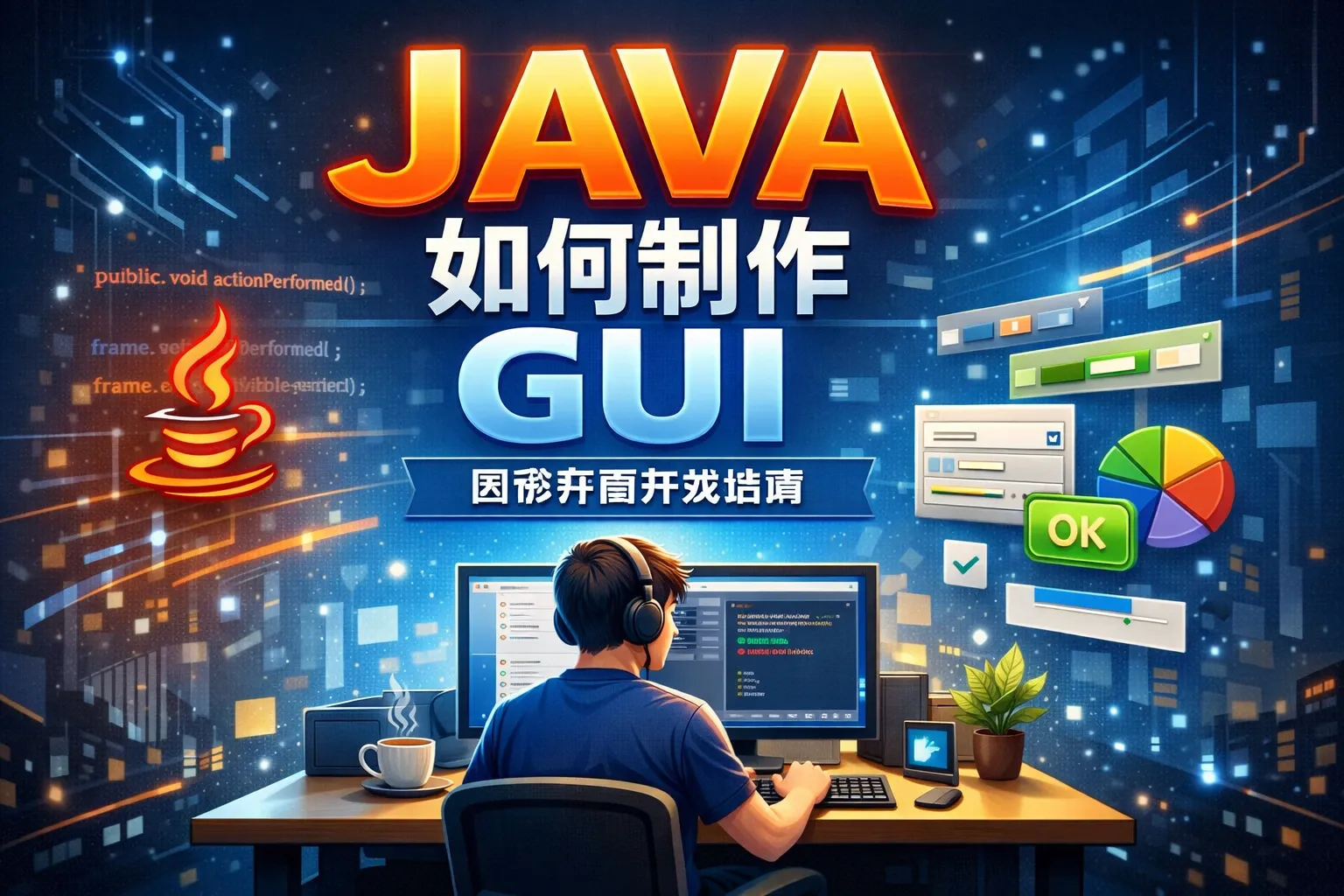 JAVA如何制作GUI