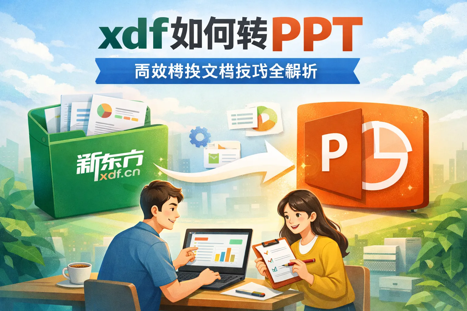 xdf如何转ppt