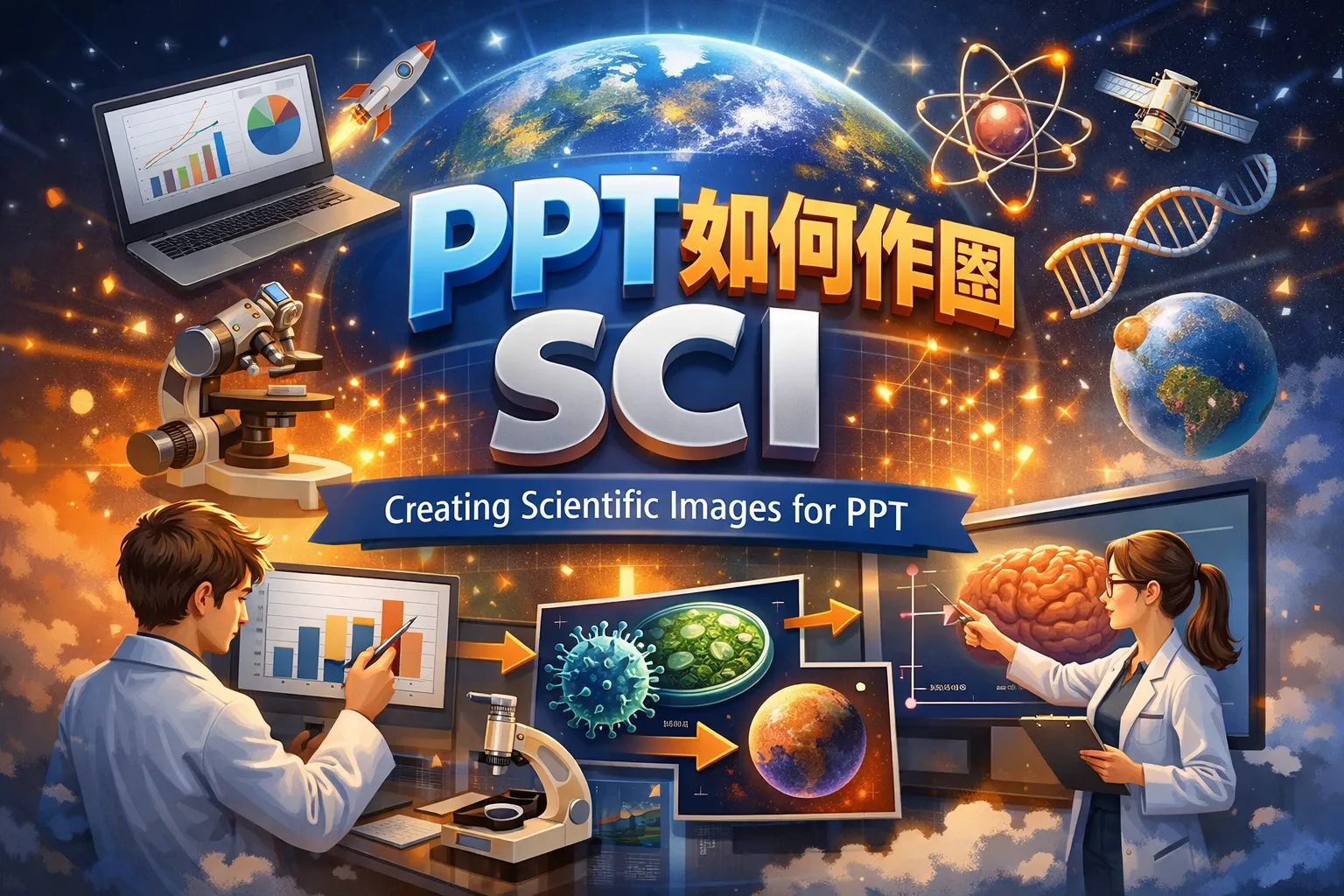 ppt如何作图 sci