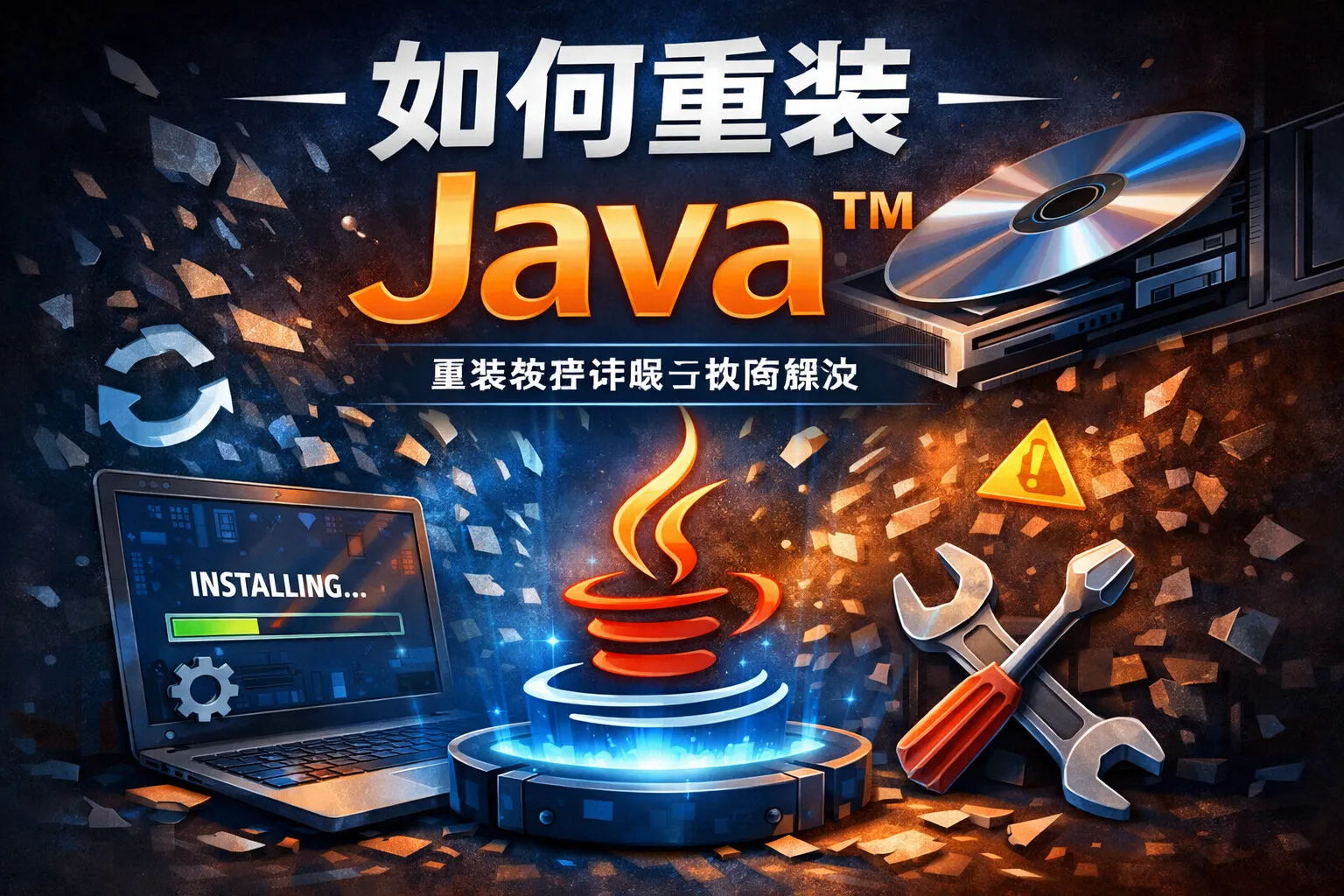 如何重装java tm