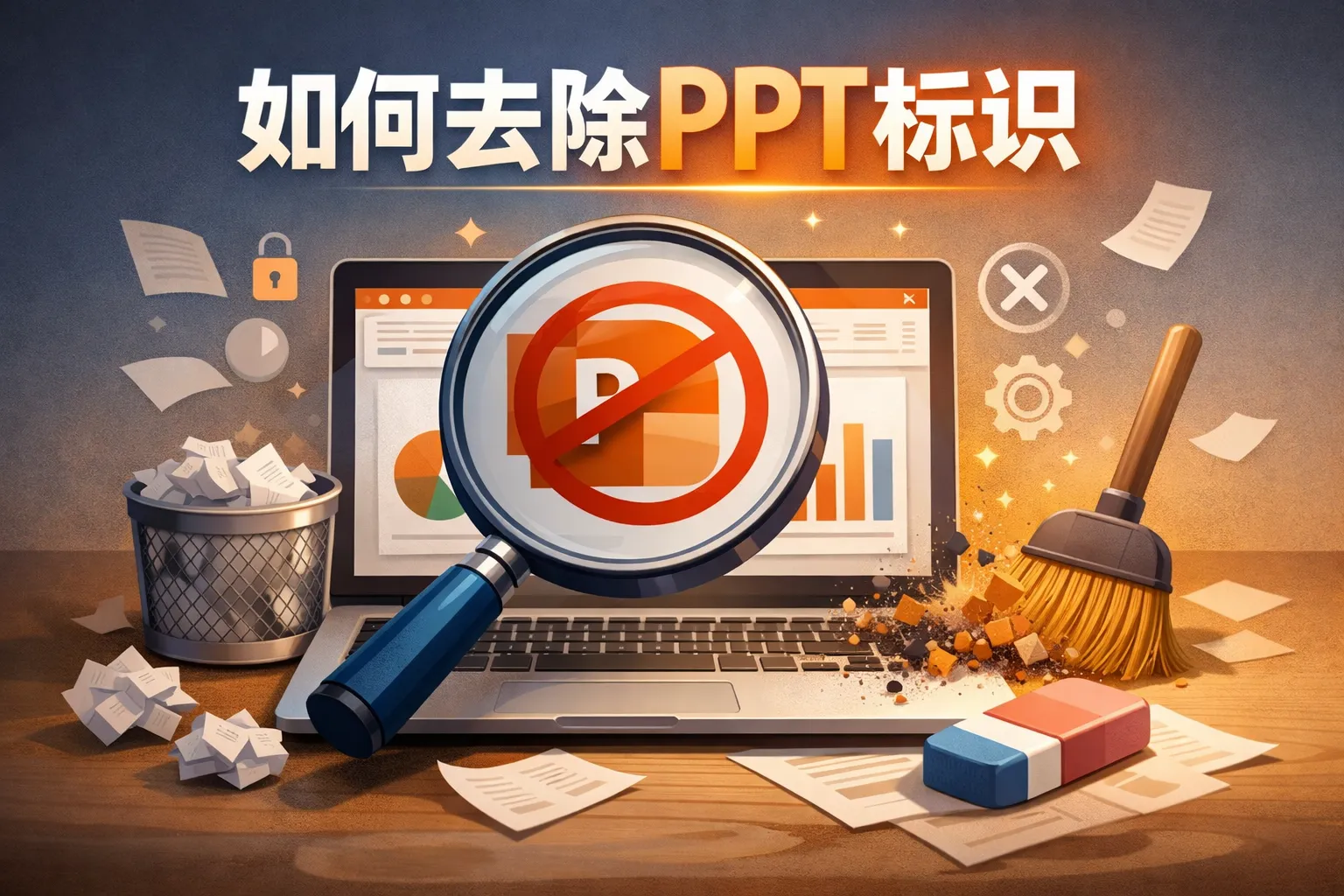 如何去除ppt标识
