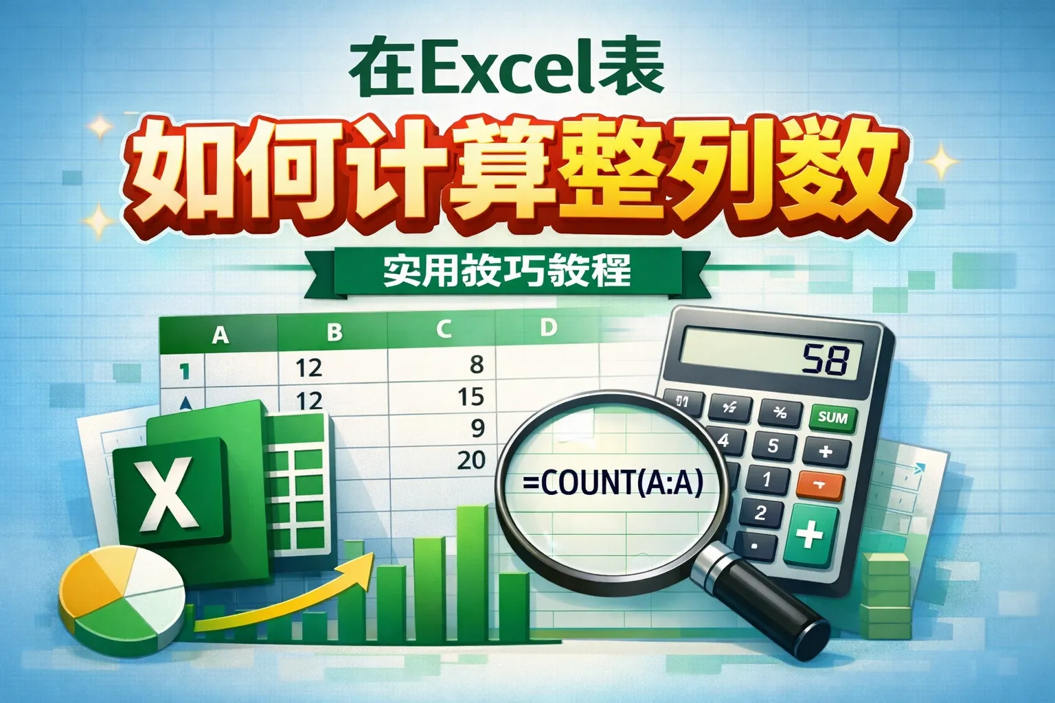 在excel表如何计算整列数