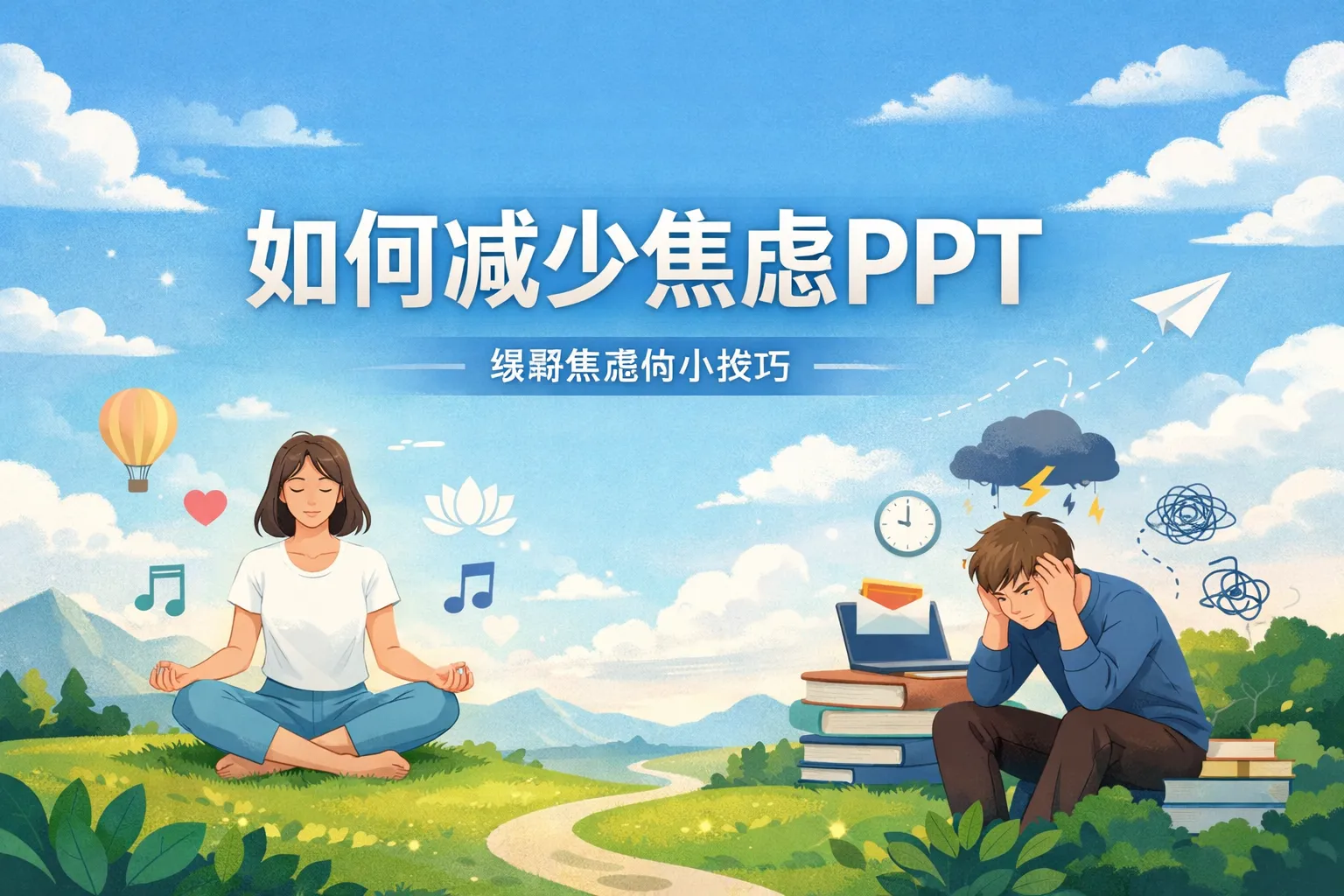 如何减少焦虑ppt