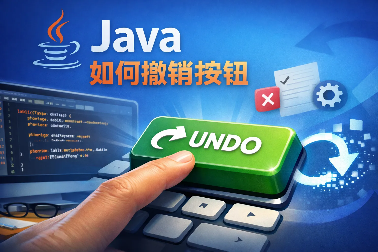 java如何撤销按钮