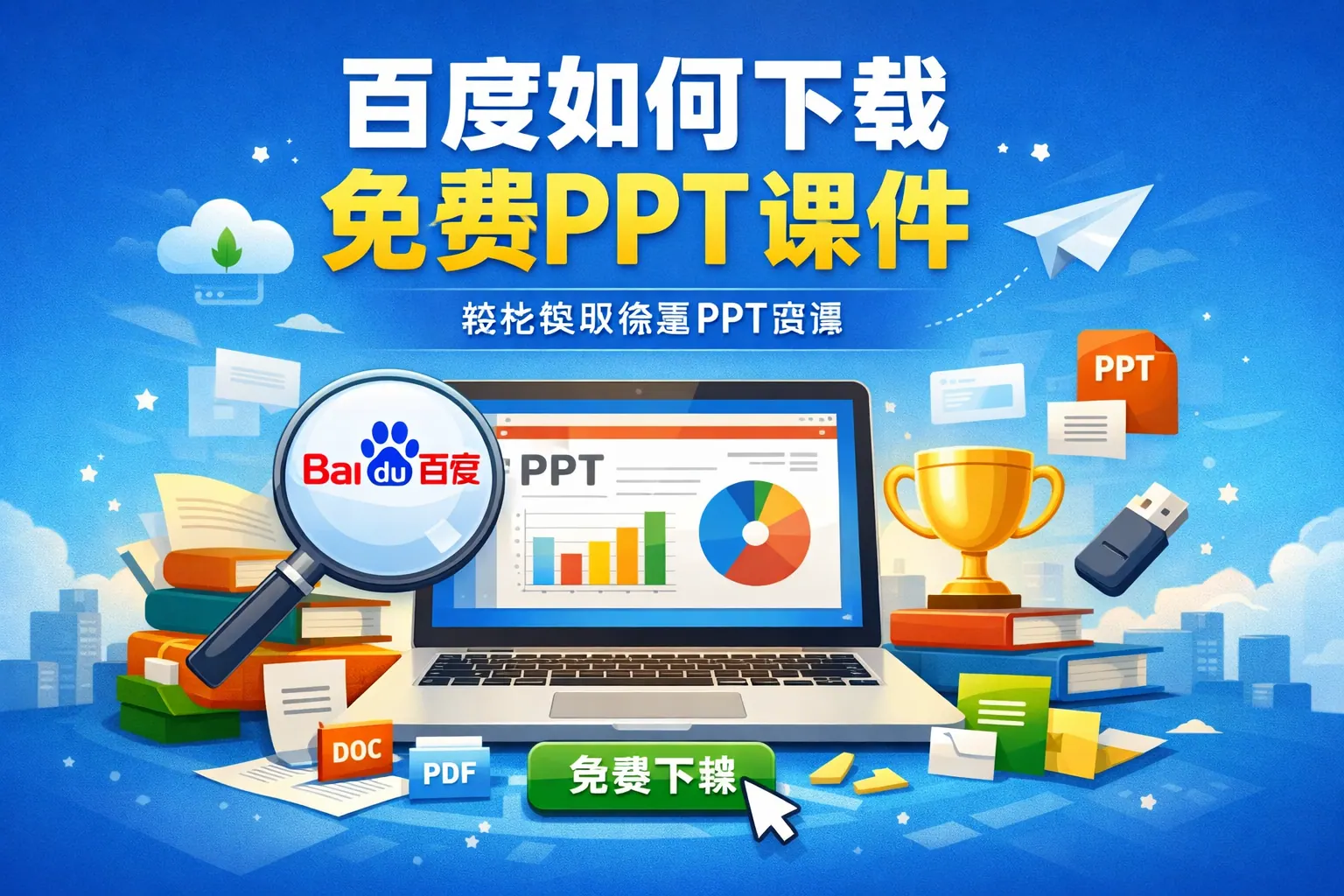 百度如何下载免费ppt课件