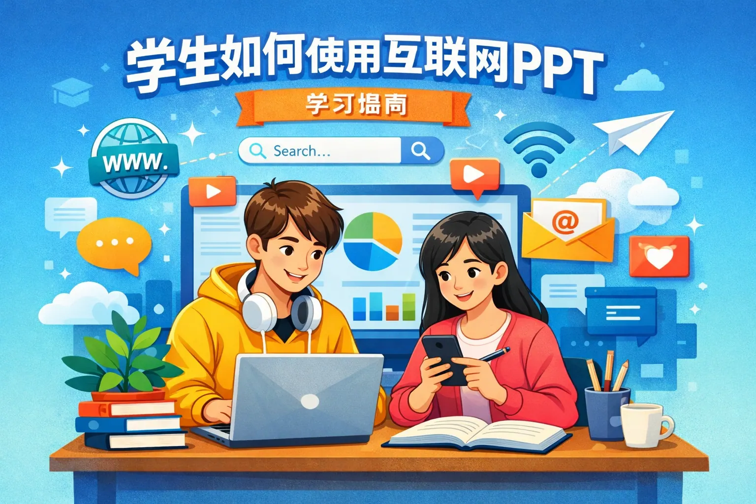 学生如何使用互联网ppt
