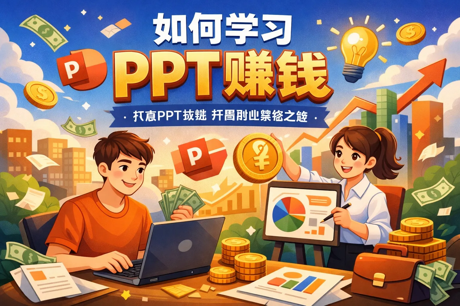 如何学习ppt赚钱