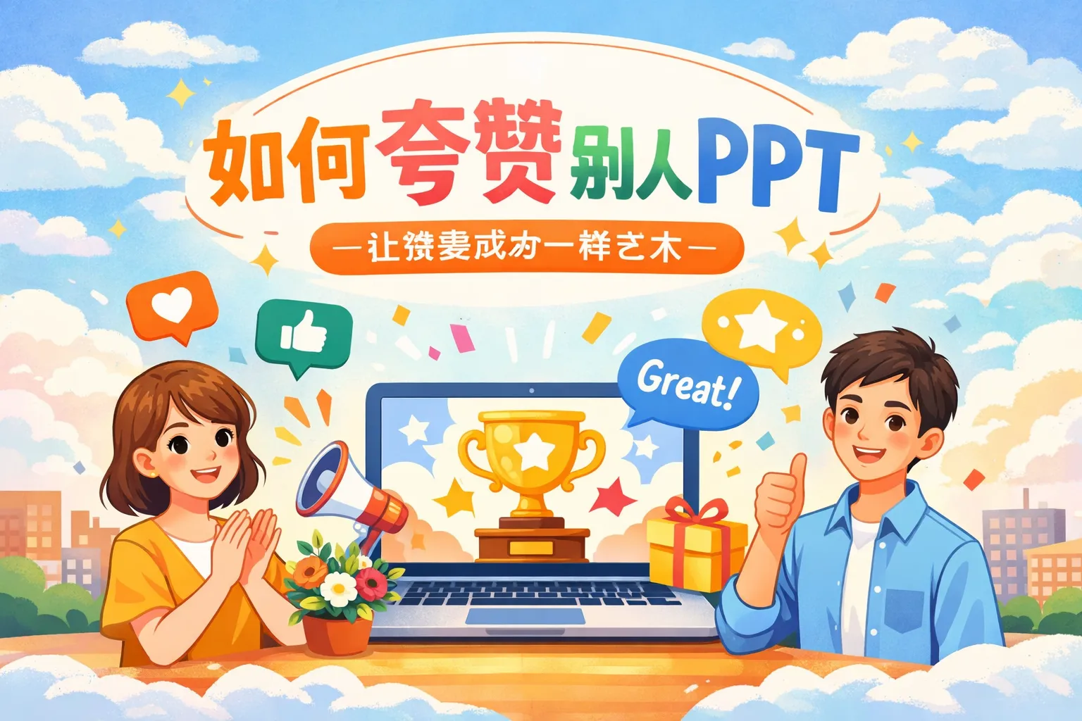 如何夸赞别人ppt