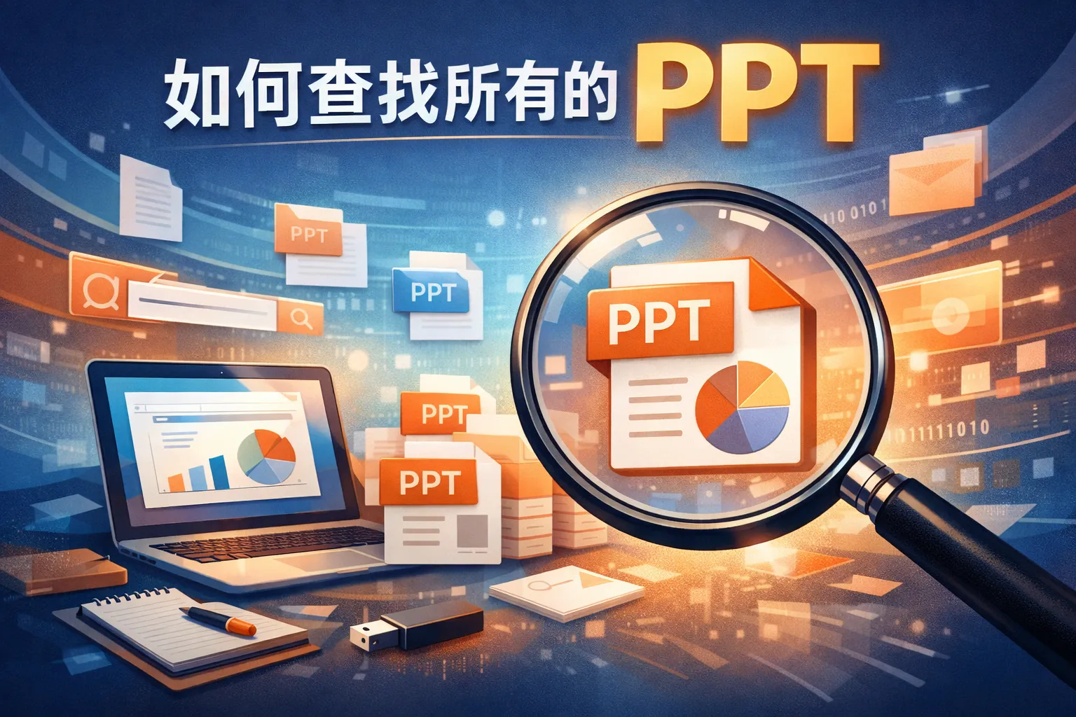 如何查找所有的ppt