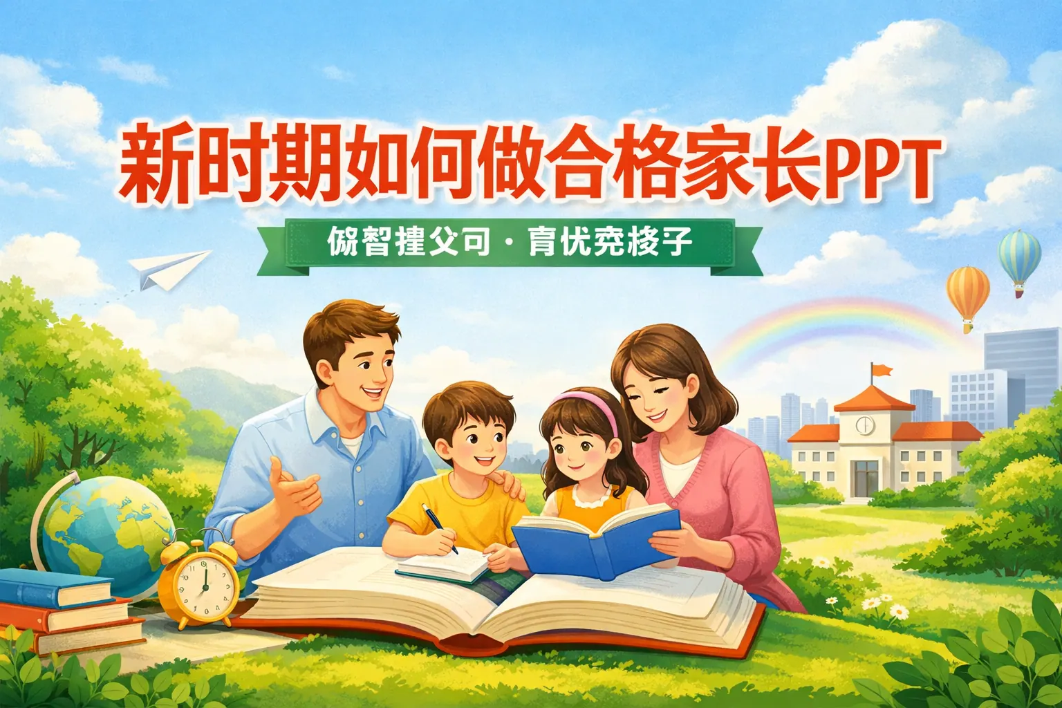 新时期如何做合格家长ppt