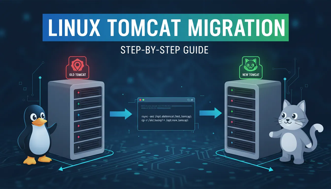 linux如何迁移tomcat