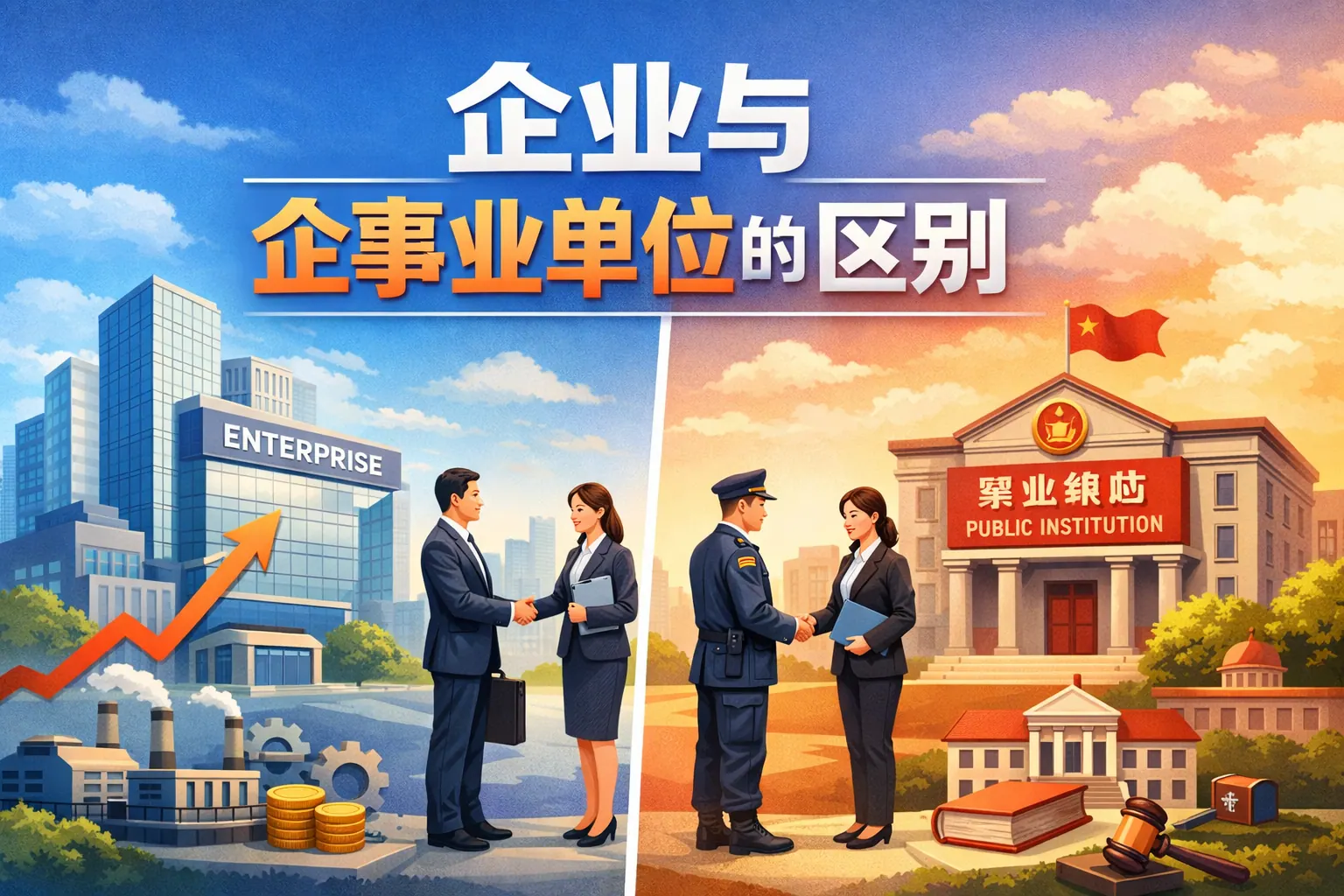 企业与企事业单位的区别