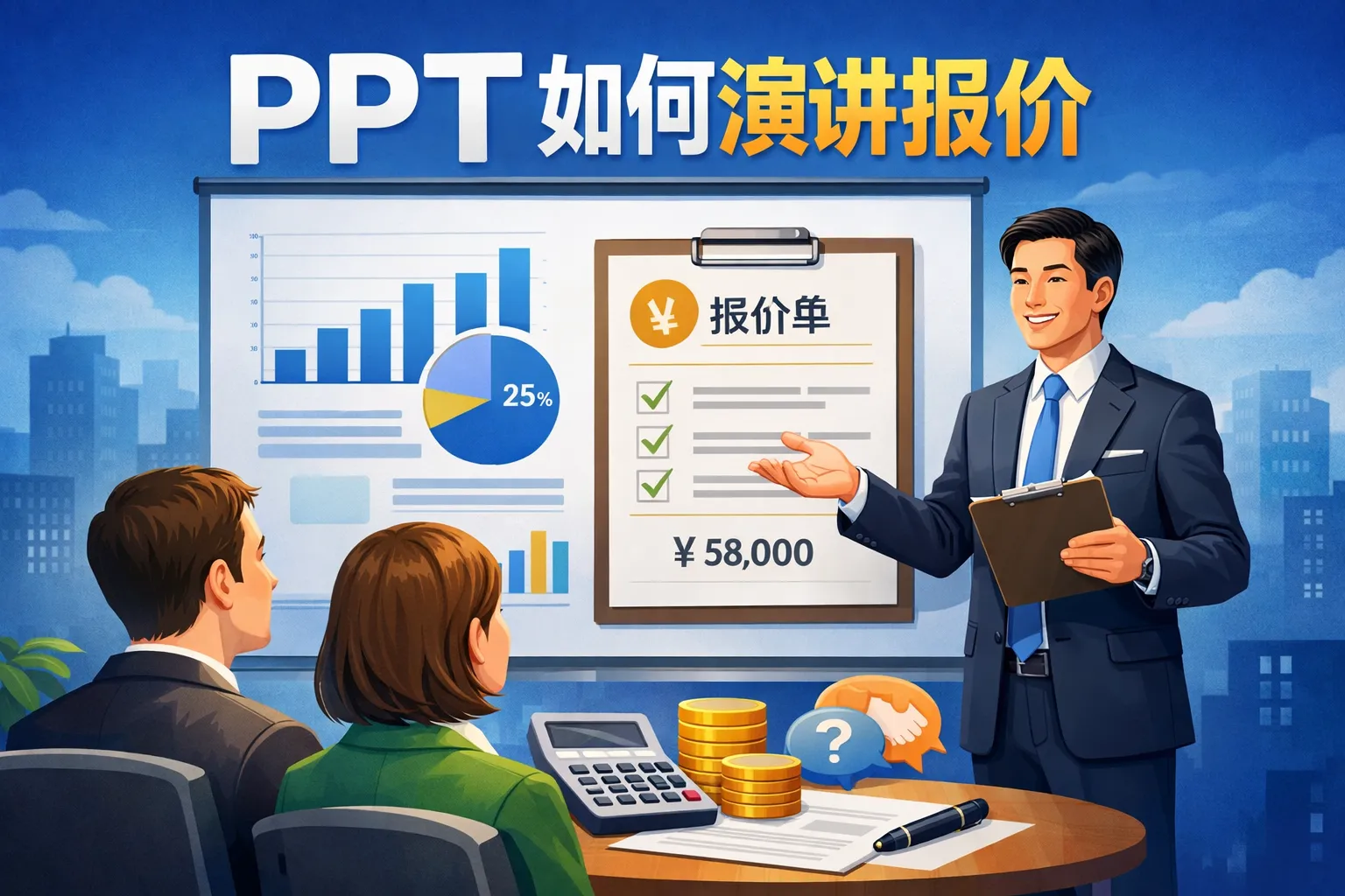 ppt如何演讲报价