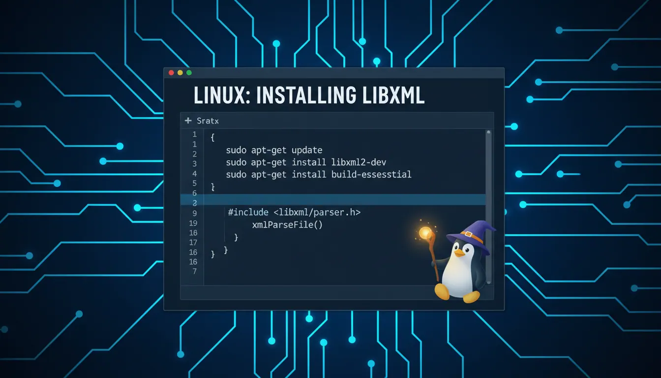 linux如何安装libxml