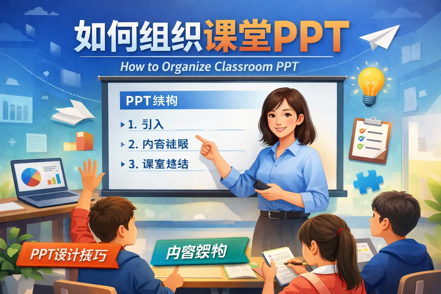如何组织课堂ppt