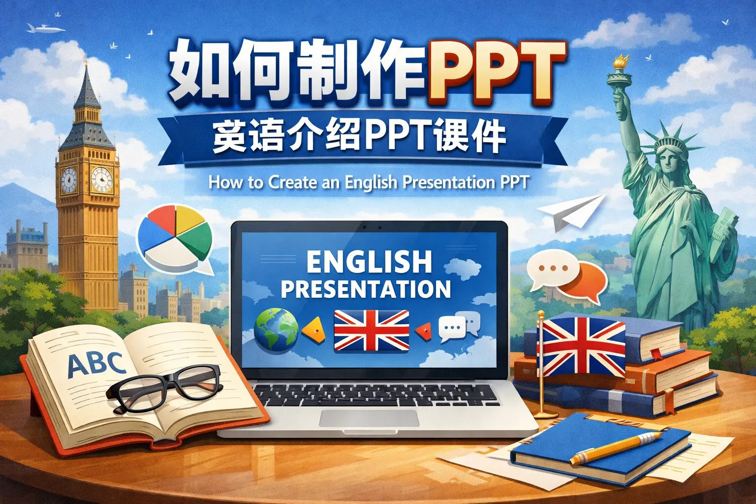 如何制作ppt英语介绍ppt课件ppt