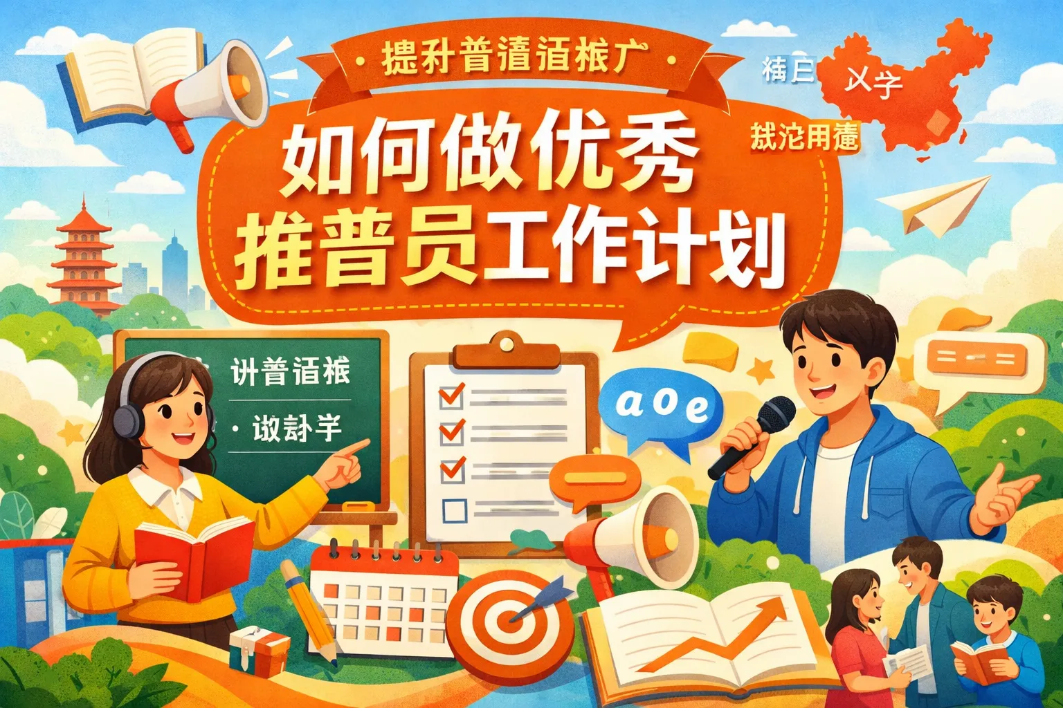 如何做优秀推普员工作计划