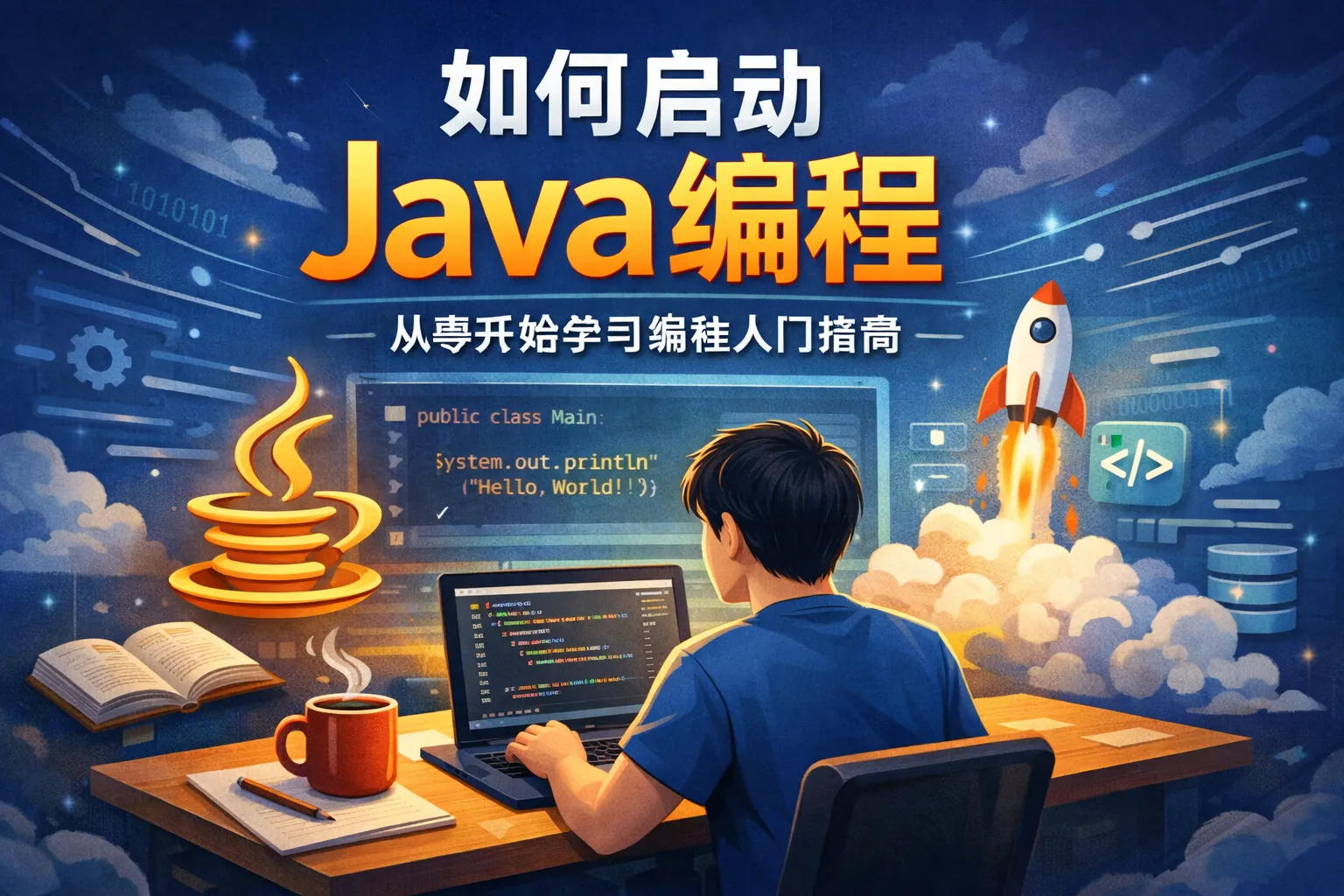 如何启动java编程