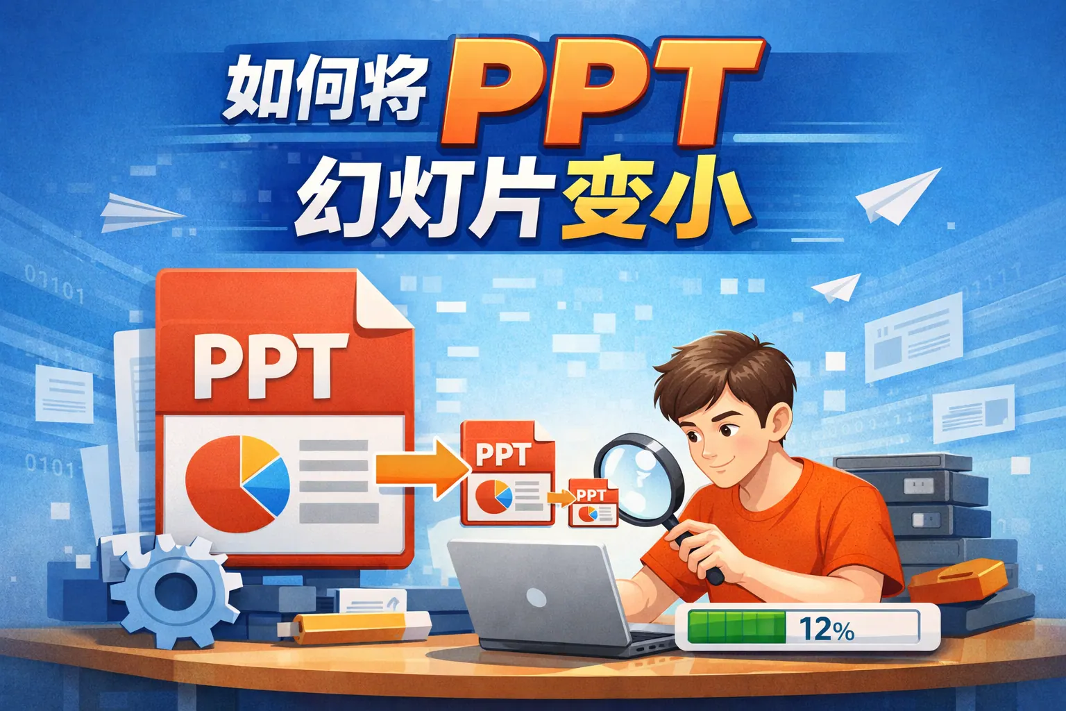 如何将ppt幻灯片变小