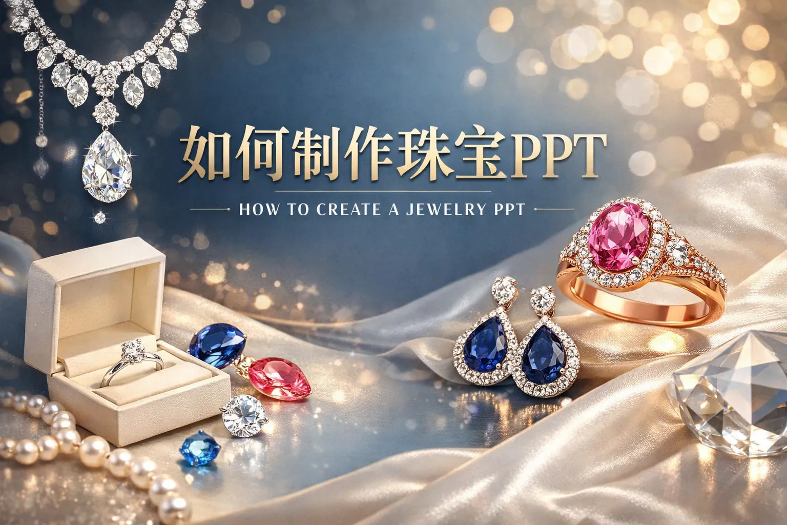 如何制作珠宝ppt