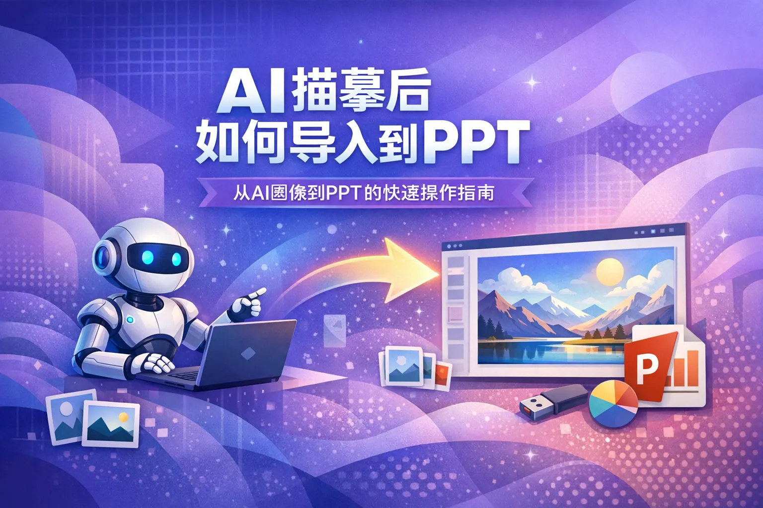 ai描摹后如何导入到ppt
