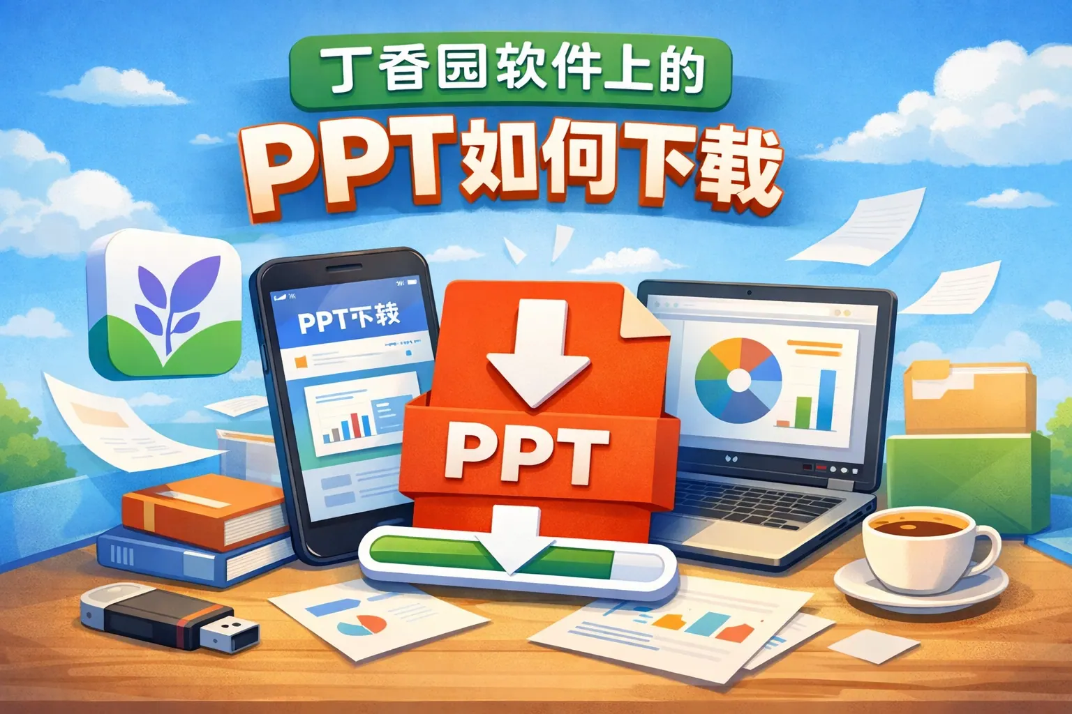 丁香园软件上的ppt如何下载