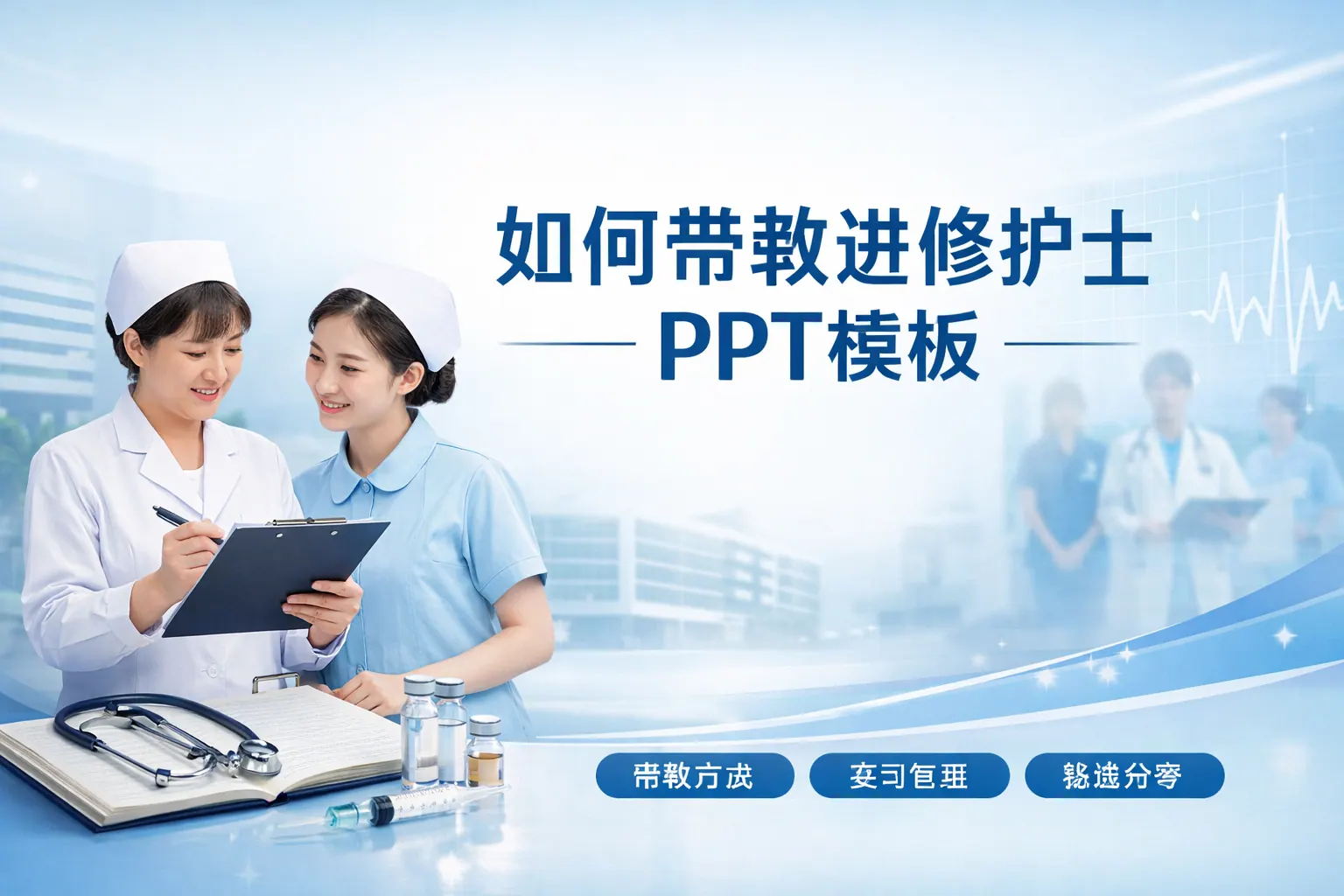 如何带教进修护士ppt模板