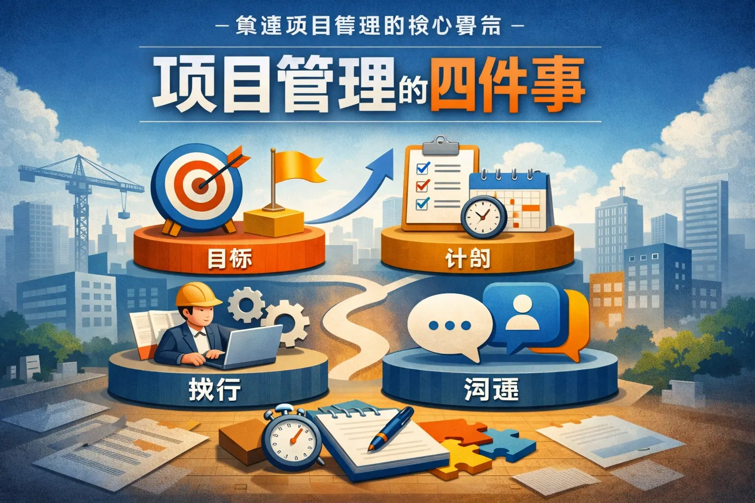 项目管理的四件事是指