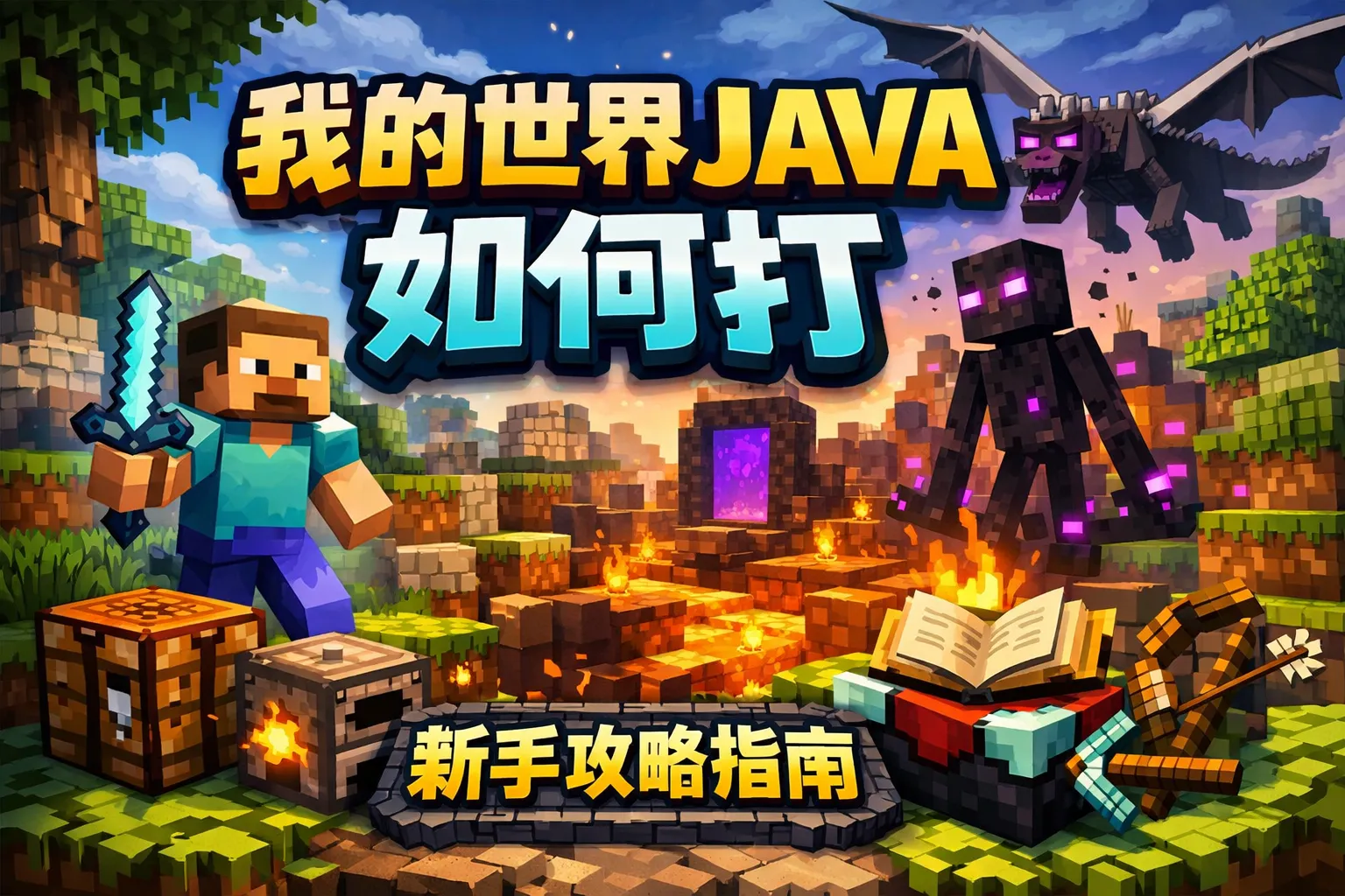我的世界java如何打