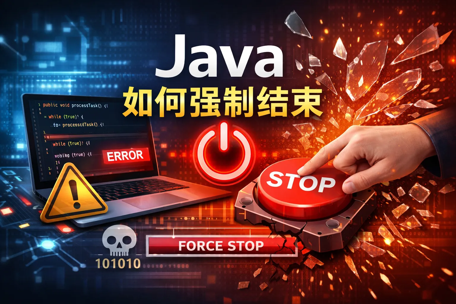 java如何强制结束
