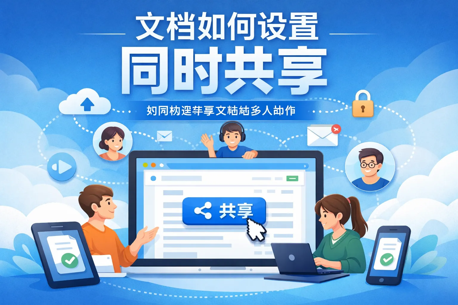 文档如何设置同时共享