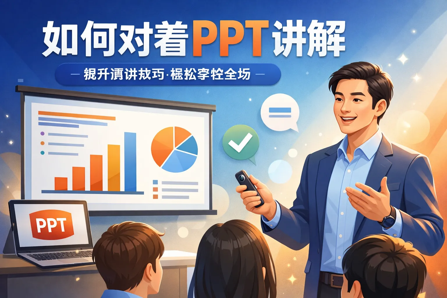 如何对着ppt讲解