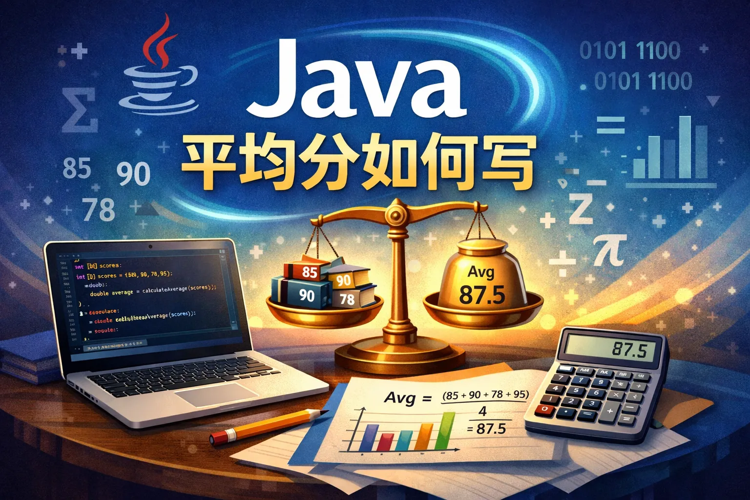 java平均分如何写