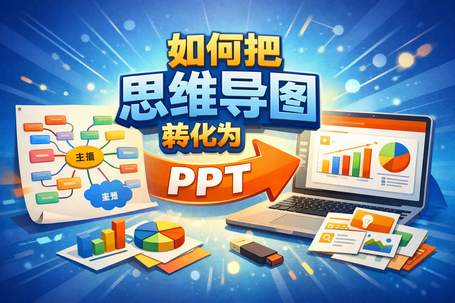 如何把思维导图转化为ppt