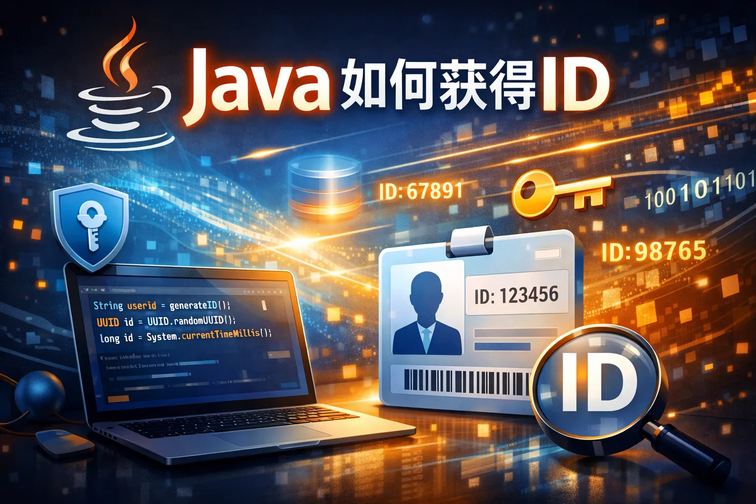 java如何获得id