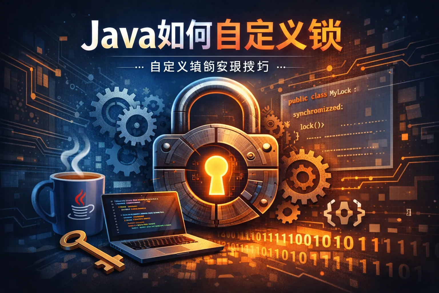 java如何自定义锁