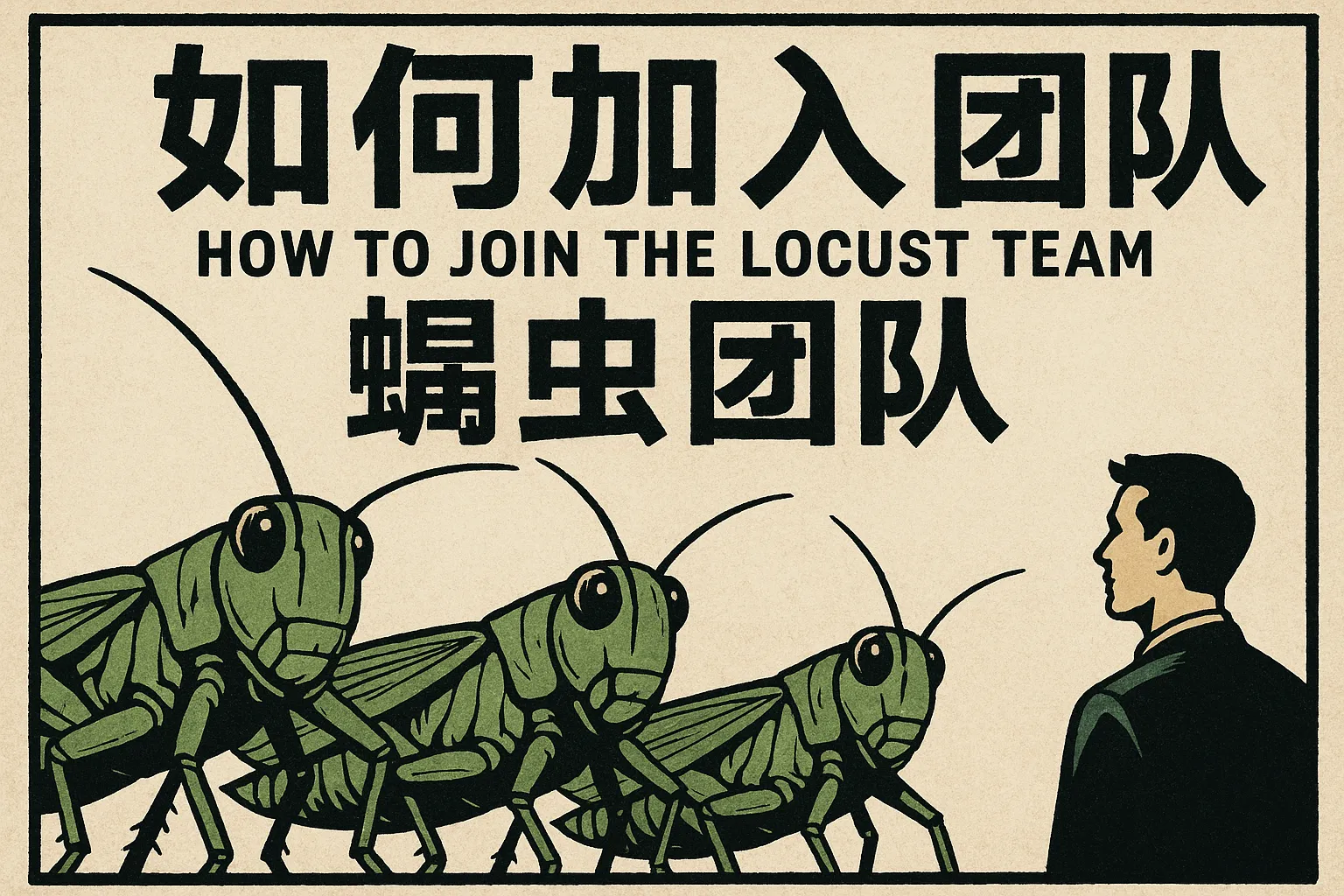 如何加入蝗虫团队