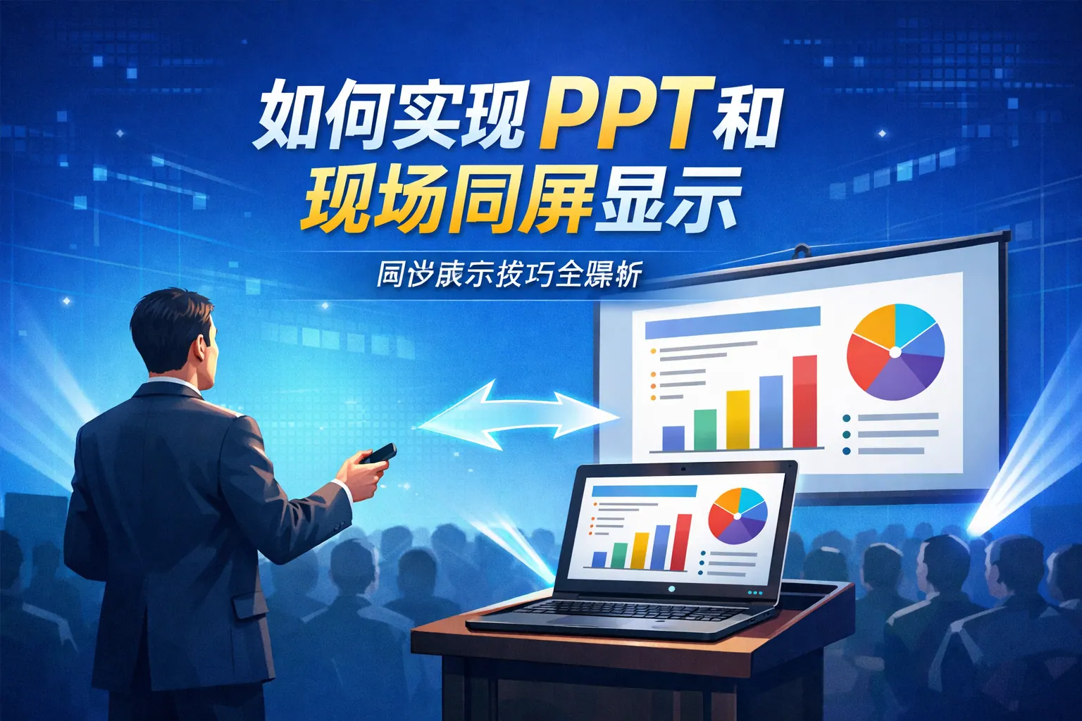 如何实现ppt和现场同屏显示