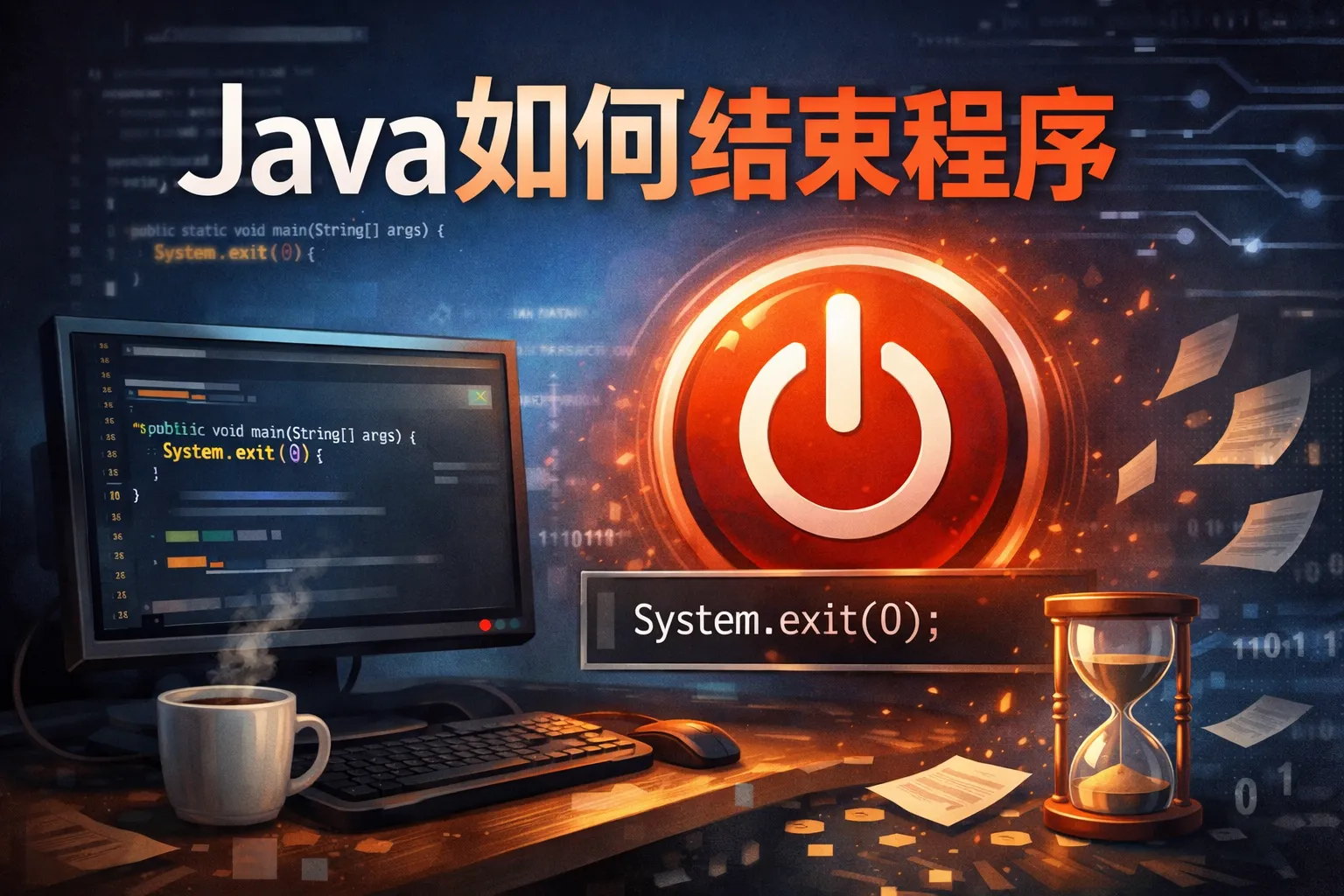java如何结束程序